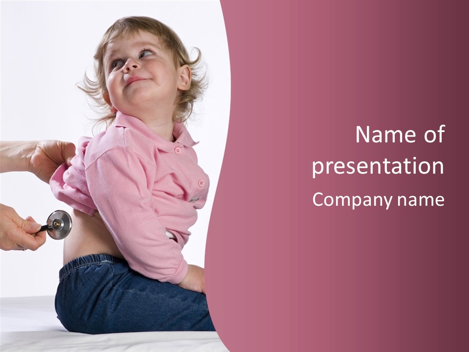 Patient Child Instrument PowerPoint Template