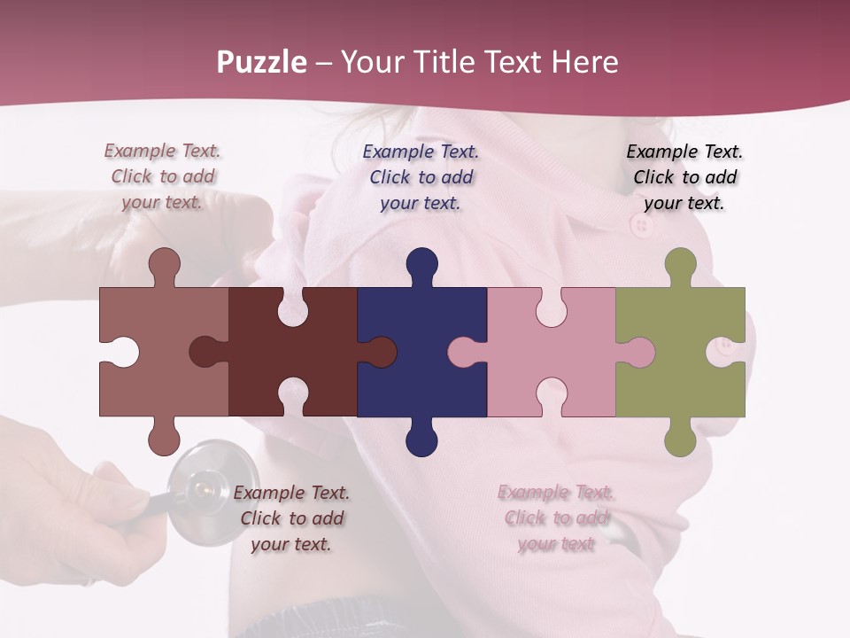 Patient Child Instrument PowerPoint Template