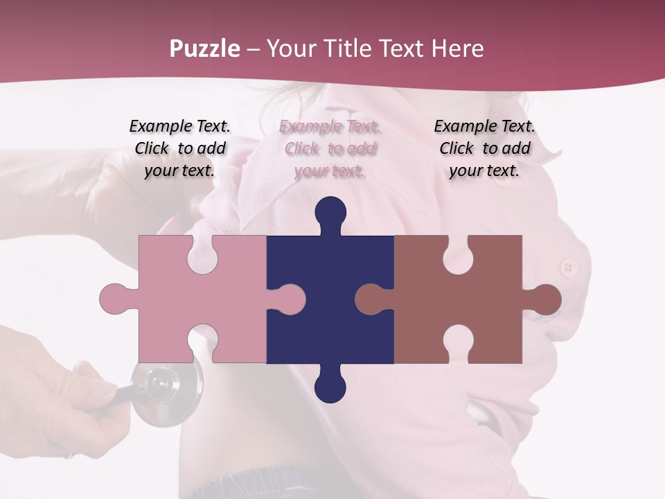 Patient Child Instrument PowerPoint Template