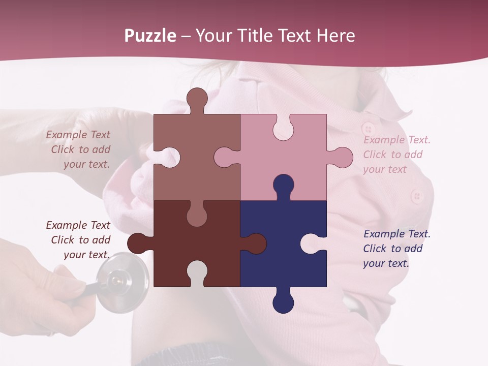 Patient Child Instrument PowerPoint Template