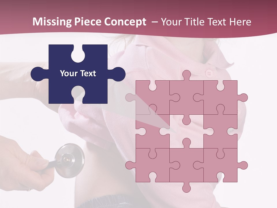 Patient Child Instrument PowerPoint Template