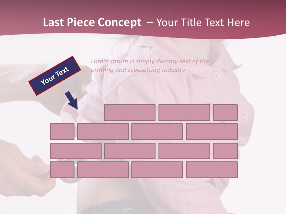 Patient Child Instrument PowerPoint Template