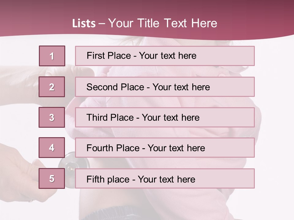 Patient Child Instrument PowerPoint Template