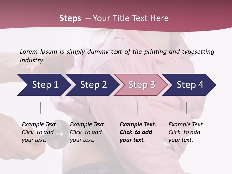 Patient Child Instrument PowerPoint Template