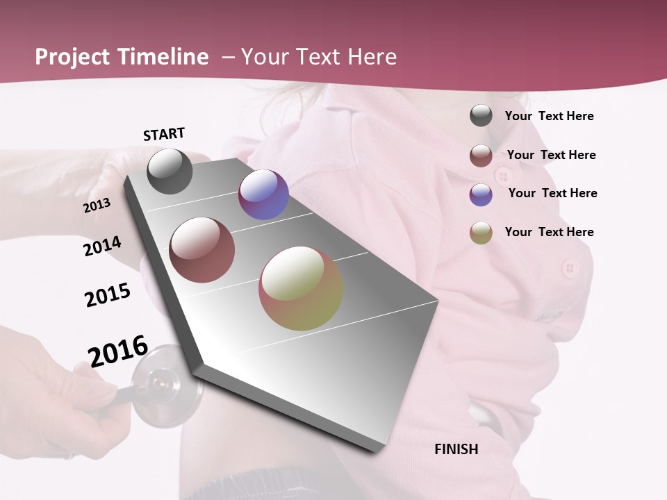 Patient Child Instrument PowerPoint Template
