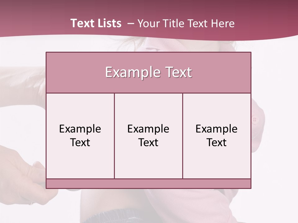 Patient Child Instrument PowerPoint Template