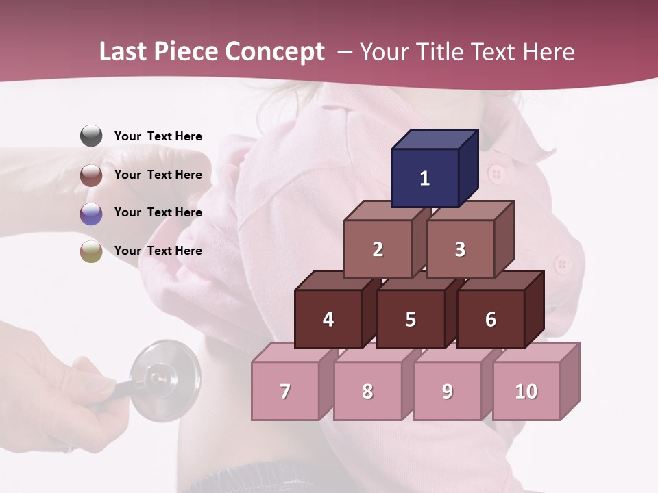 Patient Child Instrument PowerPoint Template
