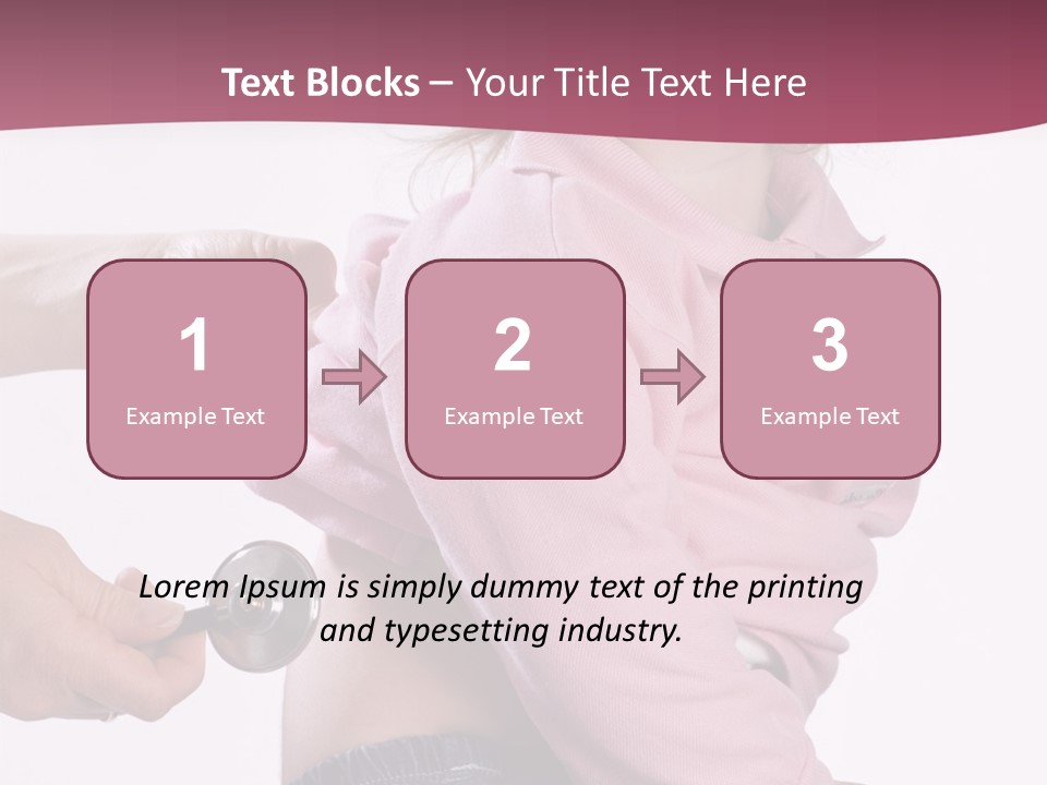 Patient Child Instrument PowerPoint Template