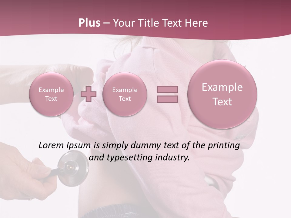 Patient Child Instrument PowerPoint Template