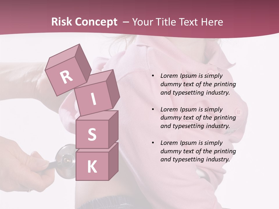 Patient Child Instrument PowerPoint Template