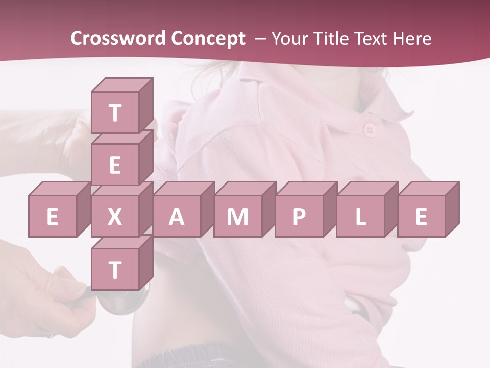 Patient Child Instrument PowerPoint Template