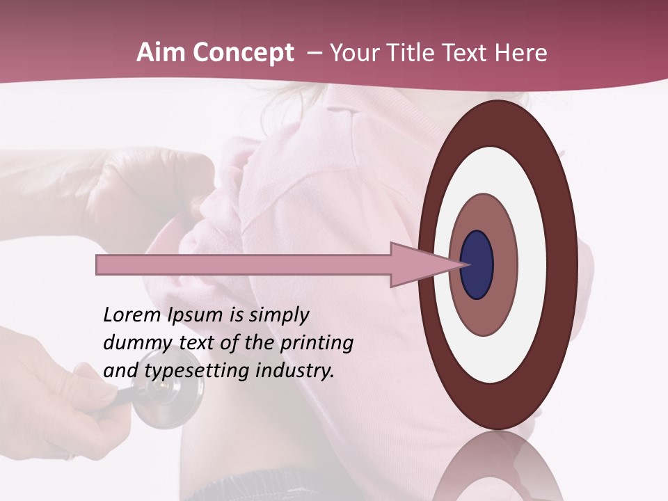 Patient Child Instrument PowerPoint Template