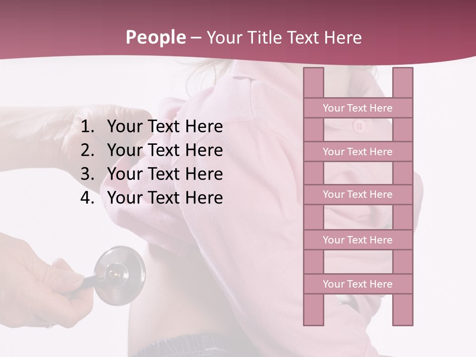 Patient Child Instrument PowerPoint Template