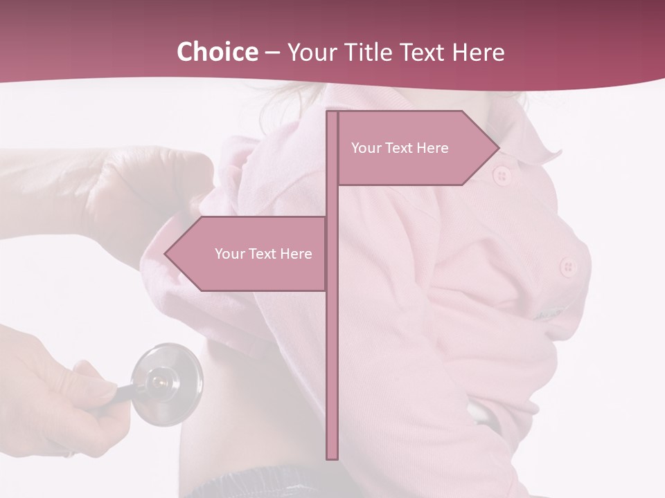 Patient Child Instrument PowerPoint Template