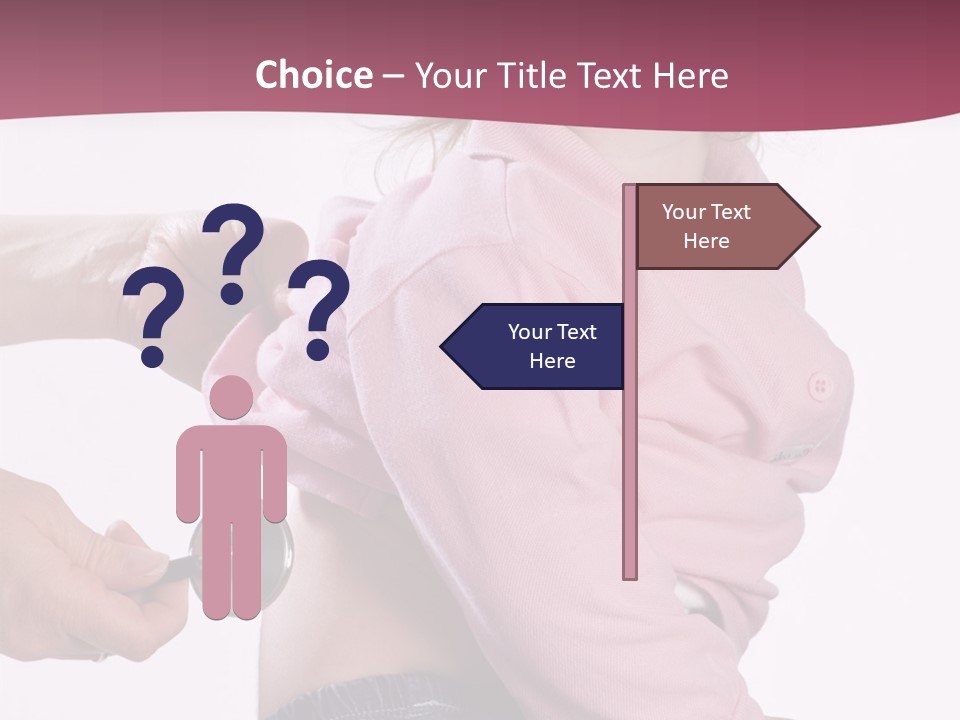 Patient Child Instrument PowerPoint Template
