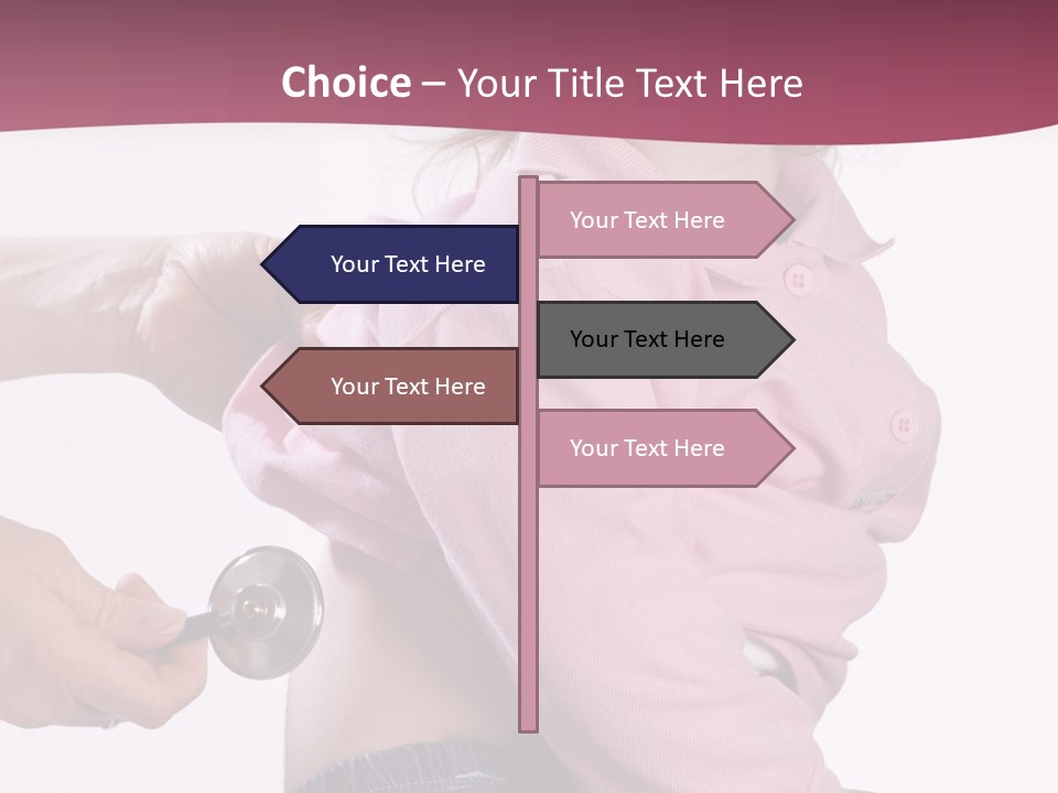 Patient Child Instrument PowerPoint Template
