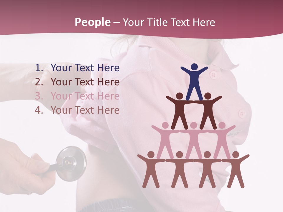 Patient Child Instrument PowerPoint Template