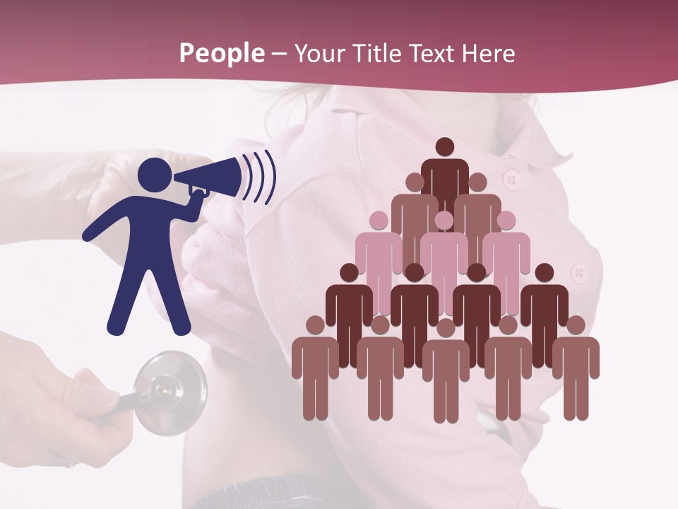 Patient Child Instrument PowerPoint Template