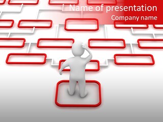 White Arrow Clipart PowerPoint Template