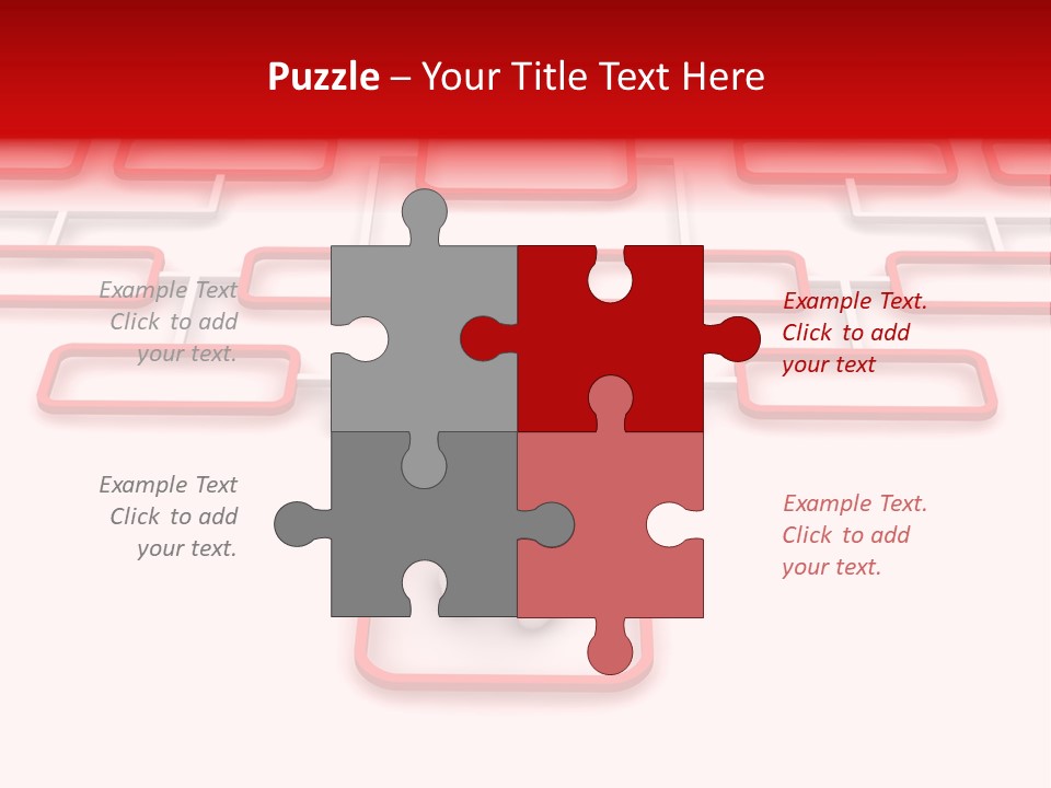 White Arrow Clipart PowerPoint Template