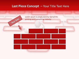 White Arrow Clipart PowerPoint Template