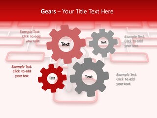 White Arrow Clipart PowerPoint Template