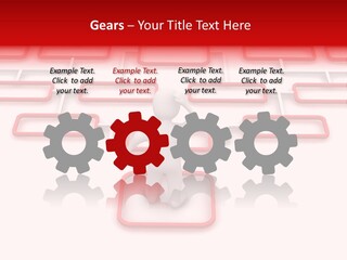 White Arrow Clipart PowerPoint Template