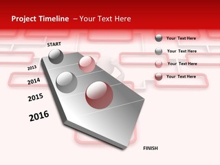 White Arrow Clipart PowerPoint Template