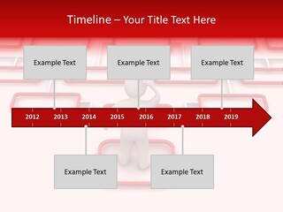 White Arrow Clipart PowerPoint Template