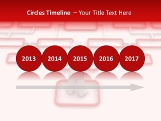 White Arrow Clipart PowerPoint Template