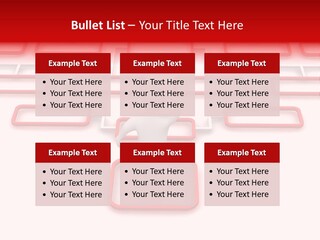White Arrow Clipart PowerPoint Template