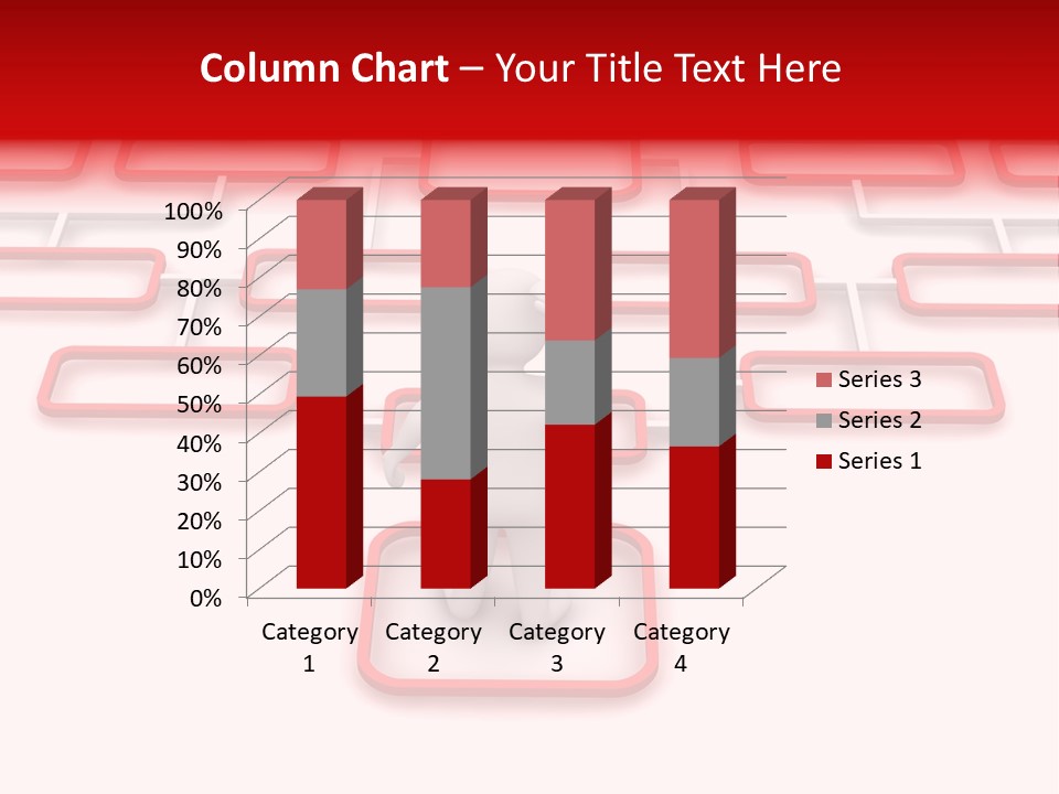 White Arrow Clipart PowerPoint Template