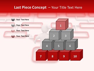 White Arrow Clipart PowerPoint Template