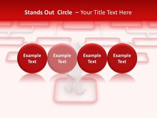 White Arrow Clipart PowerPoint Template