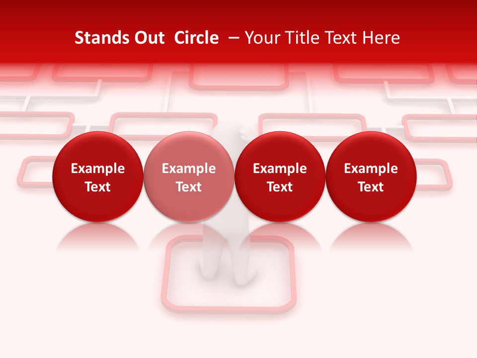 White Arrow Clipart PowerPoint Template
