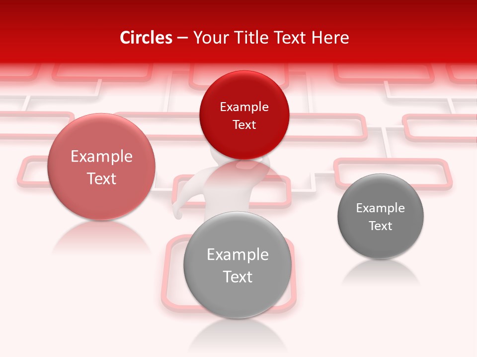 White Arrow Clipart PowerPoint Template