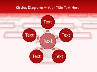 White Arrow Clipart PowerPoint Template