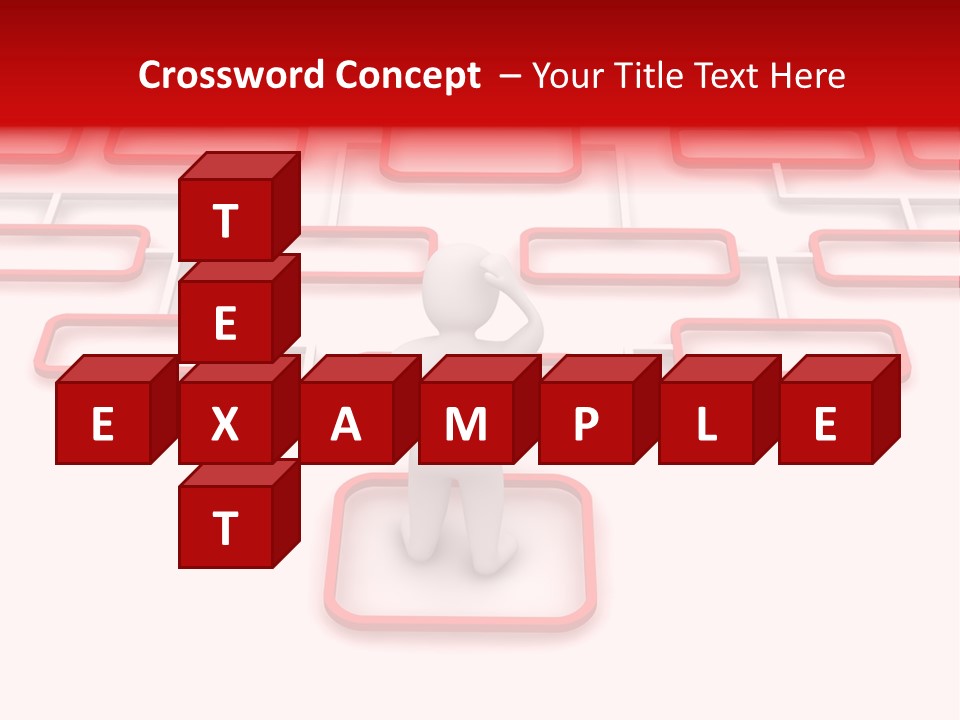 White Arrow Clipart PowerPoint Template
