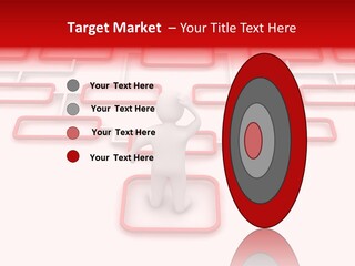 White Arrow Clipart PowerPoint Template