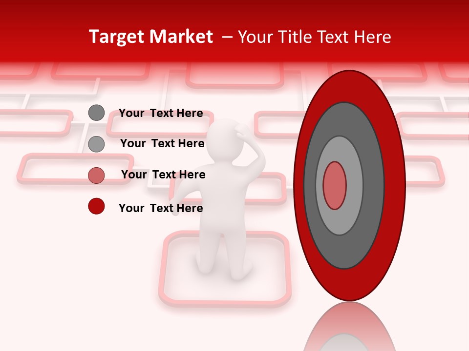 White Arrow Clipart PowerPoint Template