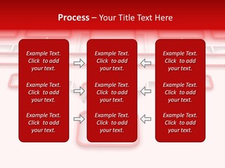 White Arrow Clipart PowerPoint Template