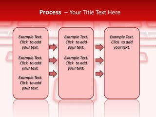 White Arrow Clipart PowerPoint Template