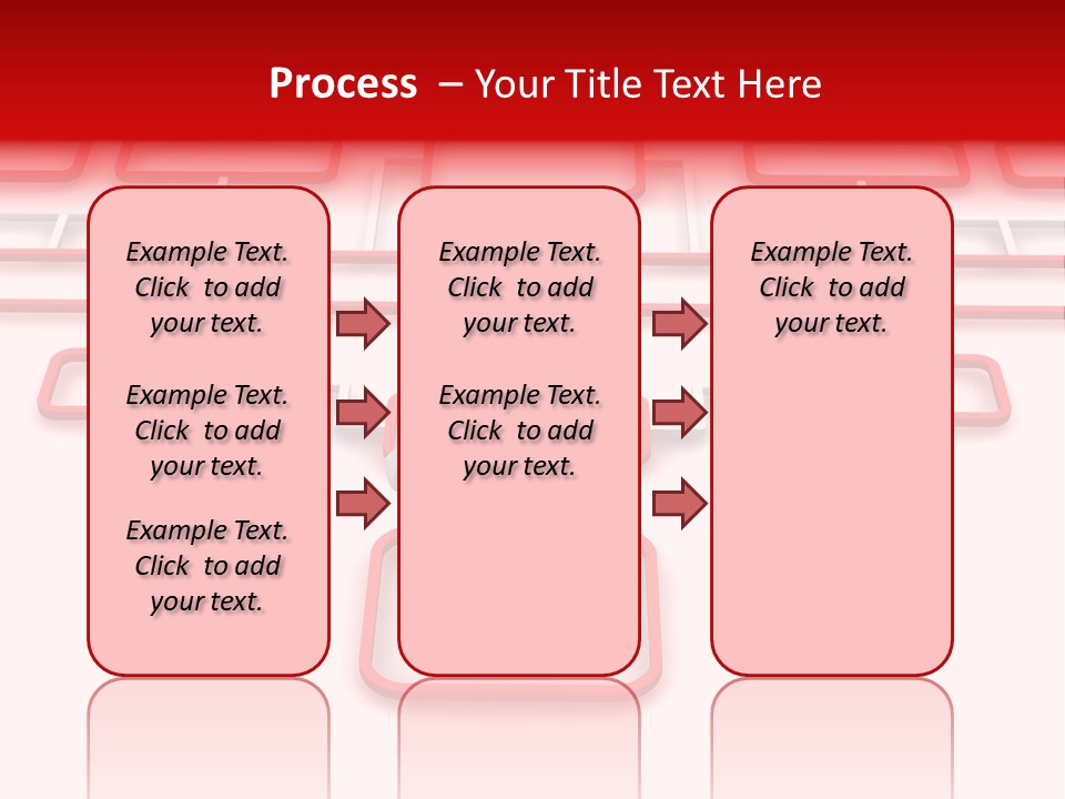 White Arrow Clipart PowerPoint Template