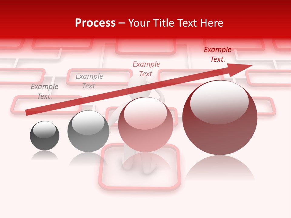 White Arrow Clipart PowerPoint Template