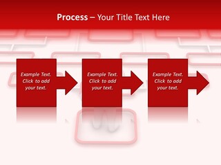 White Arrow Clipart PowerPoint Template