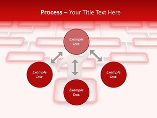 White Arrow Clipart PowerPoint Template