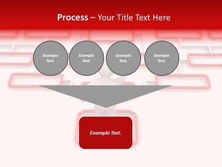 White Arrow Clipart PowerPoint Template