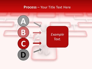 White Arrow Clipart PowerPoint Template