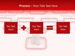 White Arrow Clipart PowerPoint Template