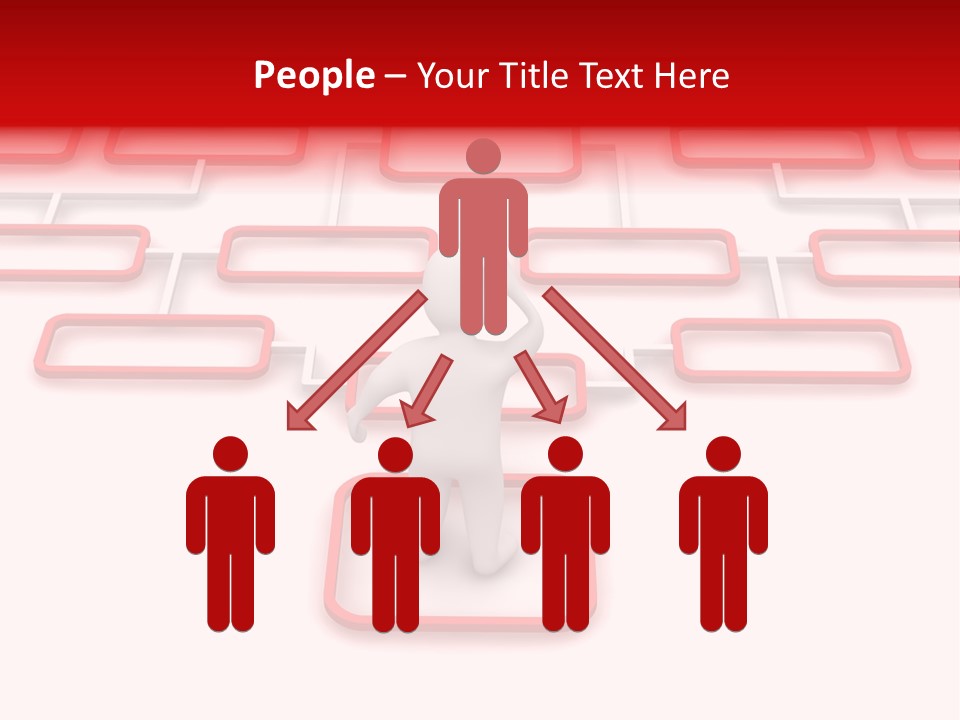 White Arrow Clipart PowerPoint Template